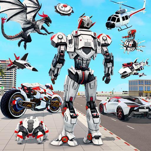 Bee Robot Car Transform Games Скриншот 0