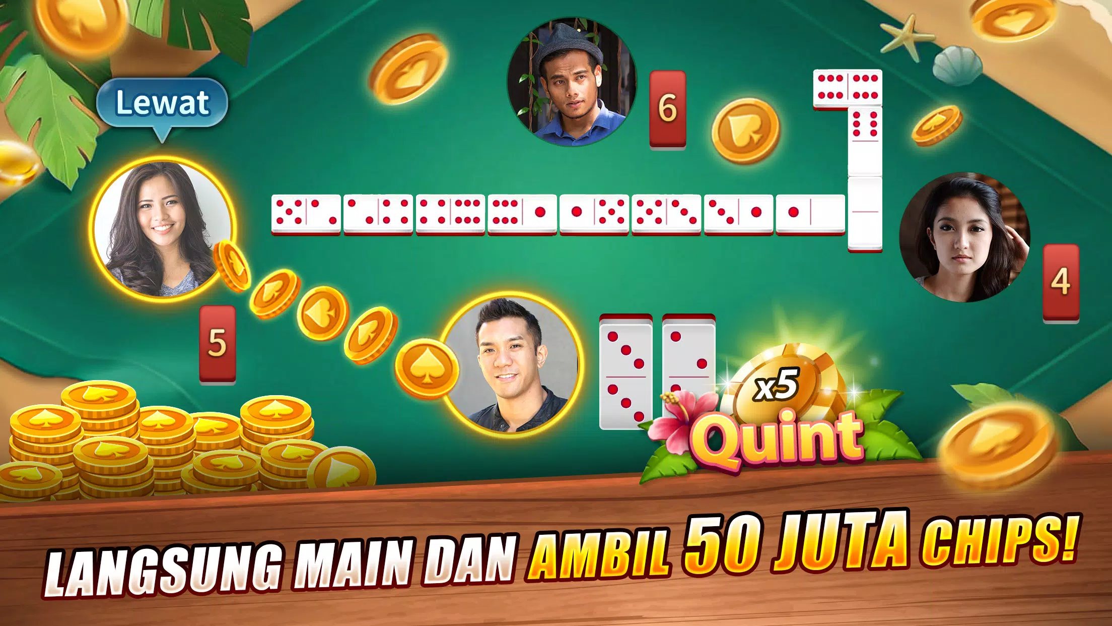 LUXY Domino Gaple QiuQiu Poker स्क्रीनशॉट 0