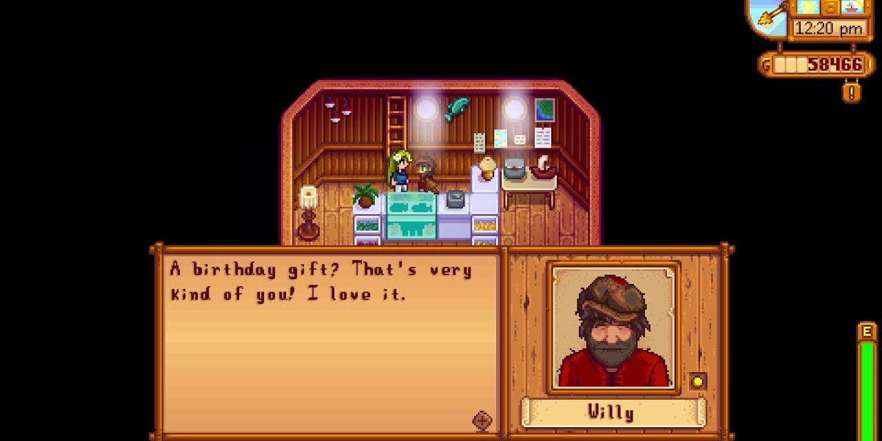 Offering Willy a Gift