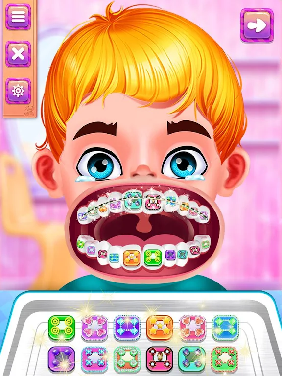 Mouth care doctor dentist game Capture d'écran 1