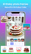 Ai Birthday Photo frames स्क्रीनशॉट 2