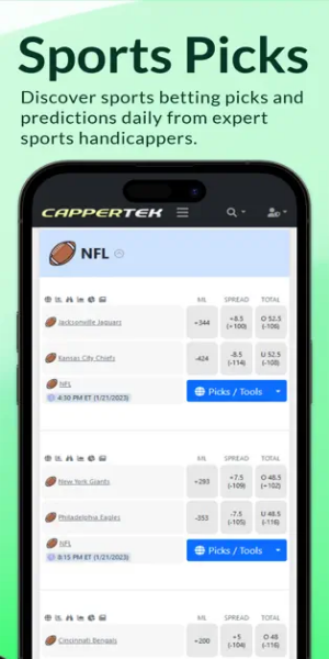 CapperTek Sports Betting Tools স্ক্রিনশট 1