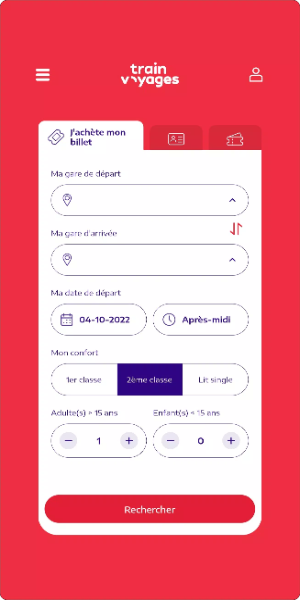 Train Voyages: Billet ONCF Screenshot 0