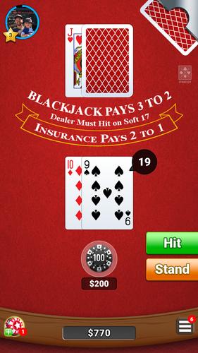 Blackjack 21 Tangkapan skrin 2