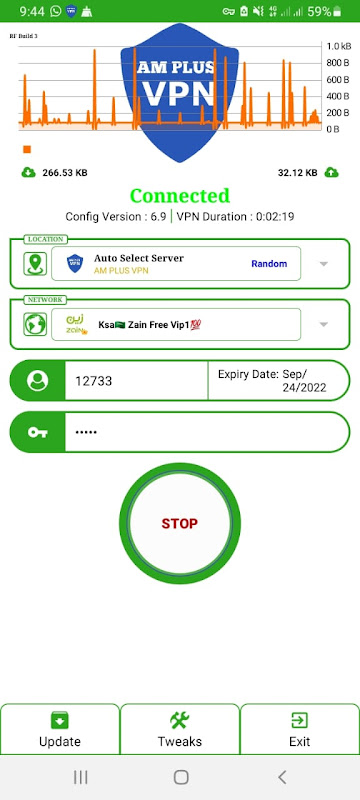 AM PLUS VPN Screenshot 0