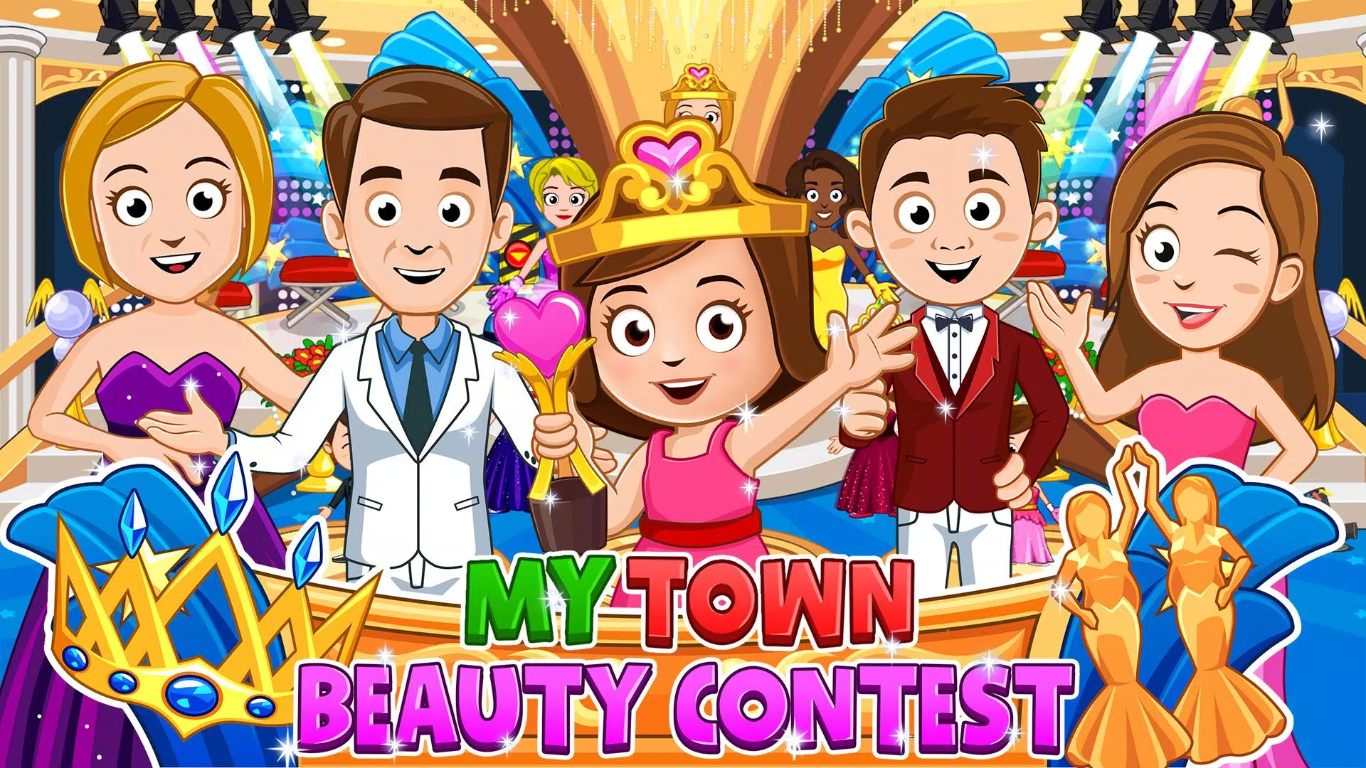 My Town : Beauty Contest Скриншот 0
