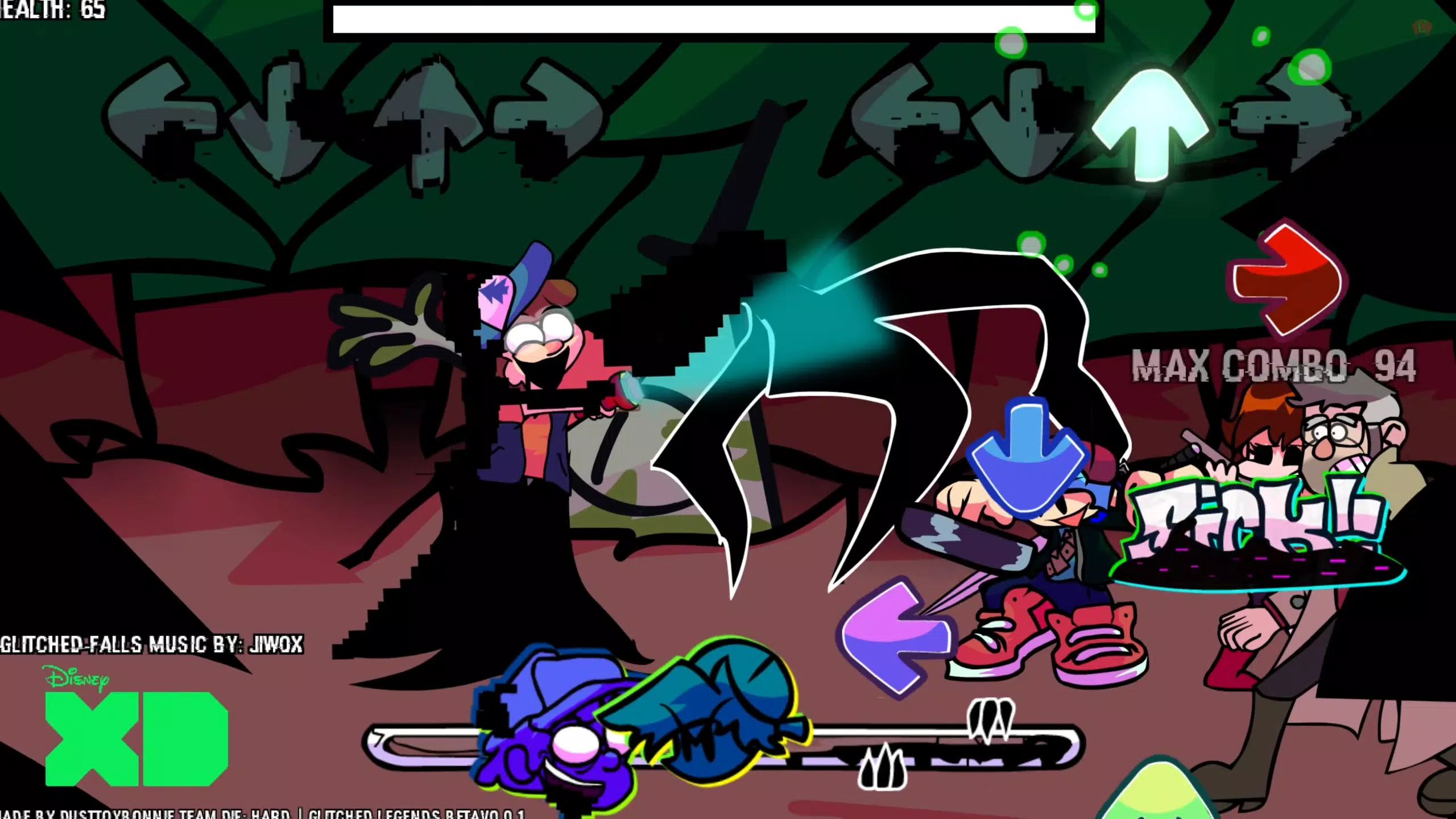 FNF Glitched legends Mod Capture d'écran 0
