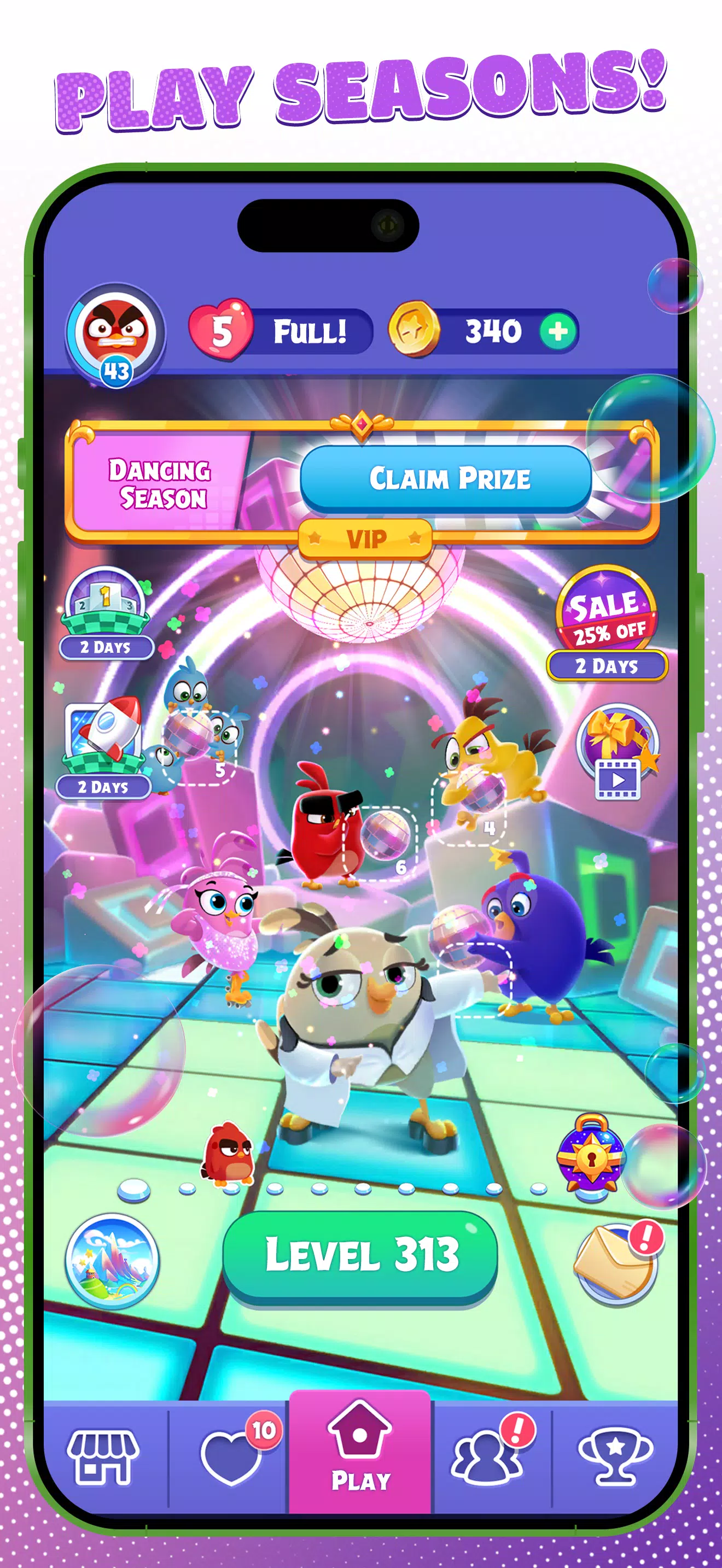 Angry Birds Dream Blast ภาพหน้าจอ 2