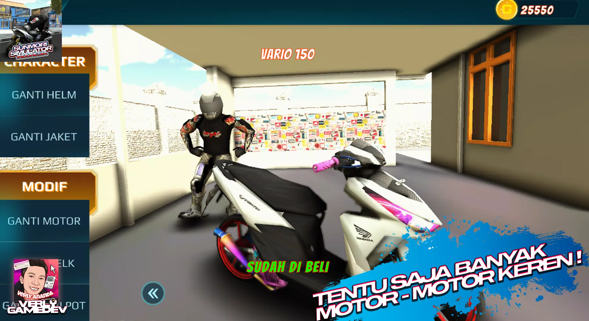 Sunmori Simulator Indonesia 3D ဖန်သားပြင်ဓာတ်ပုံ 0