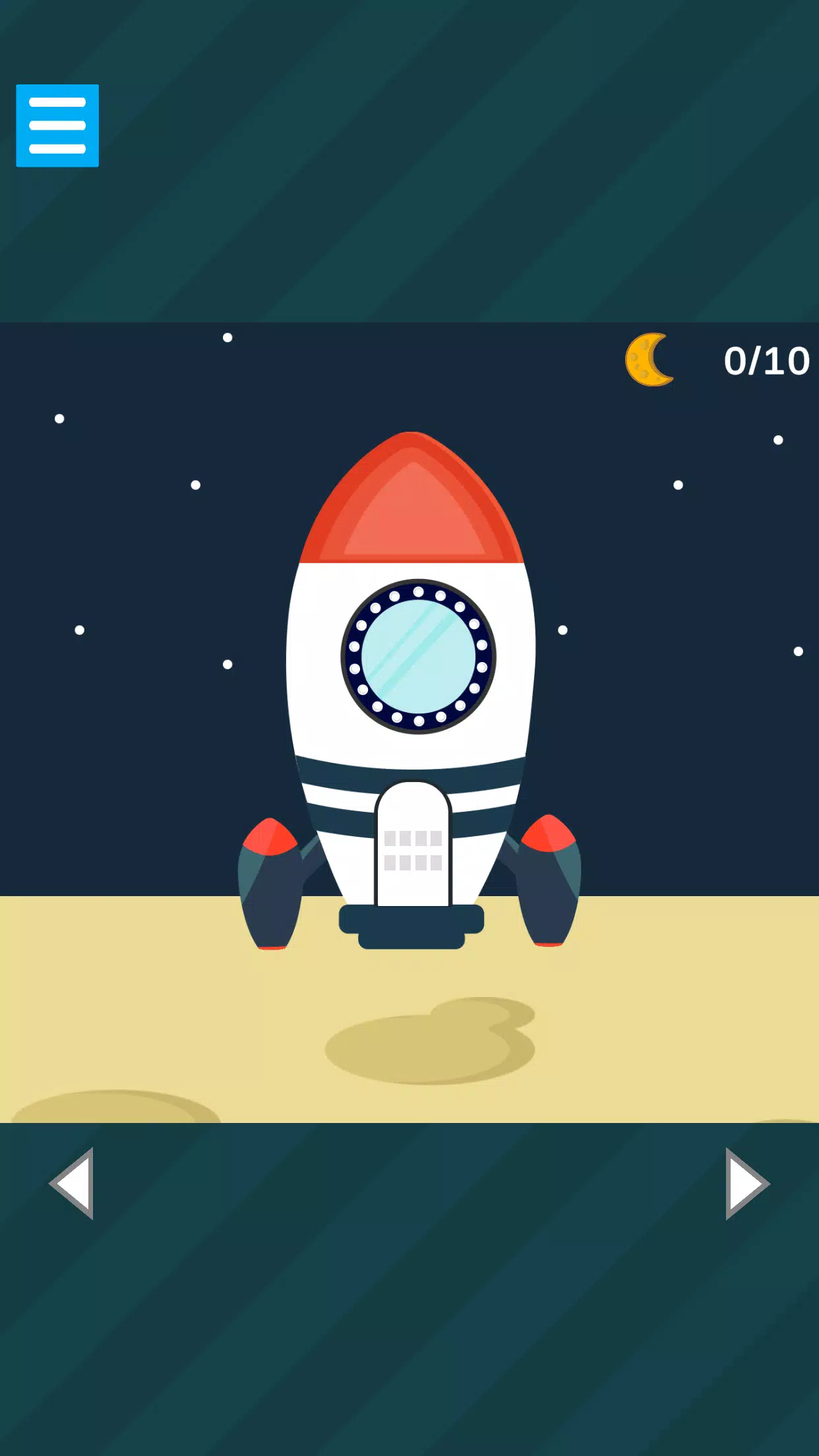 2D Escape Game - Moon Trip Captura de pantalla 1