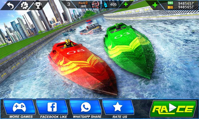 Schermata Speed Boat Crash Racing 1