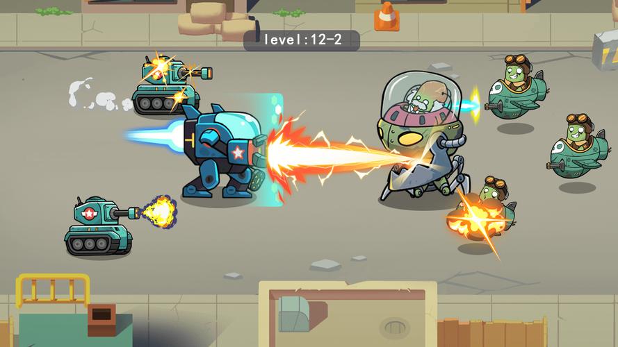 Merge Mech vs. Zombie Brawl 스크린샷 2