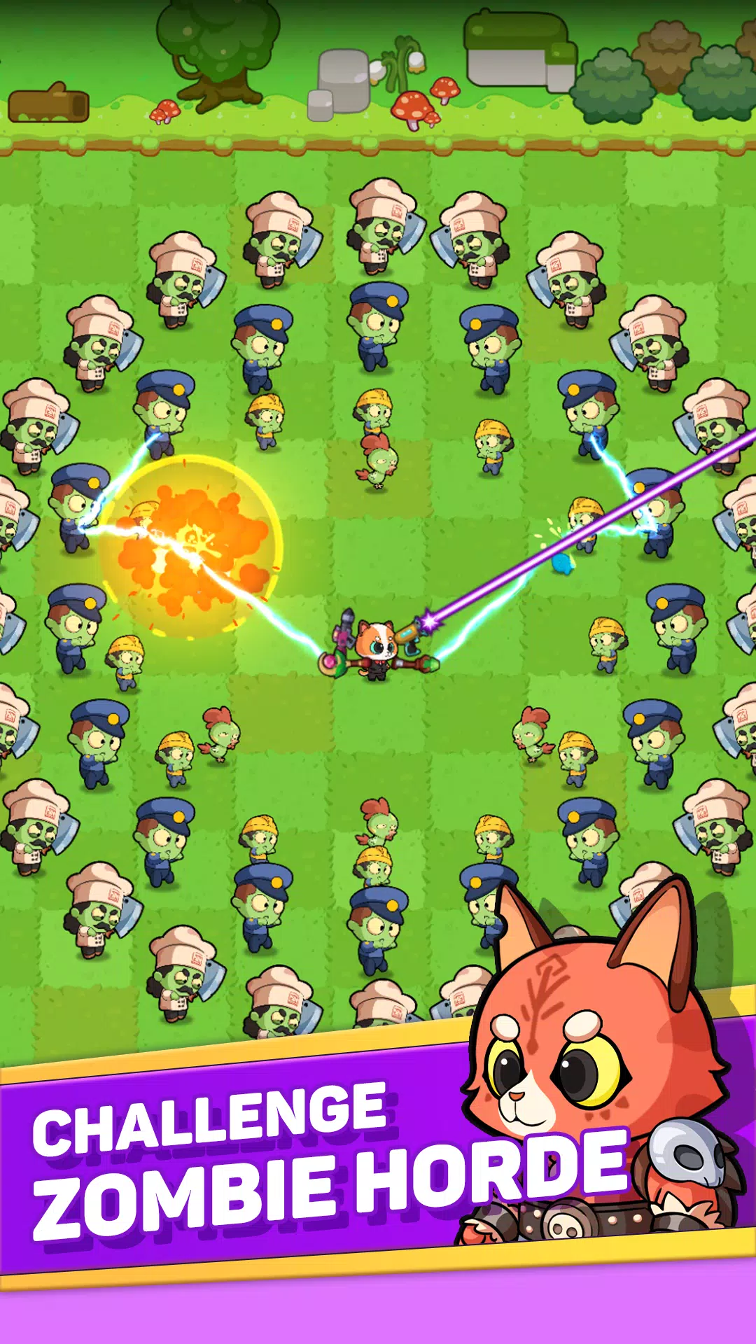 Meow vs Zombie スクリーンショット 0