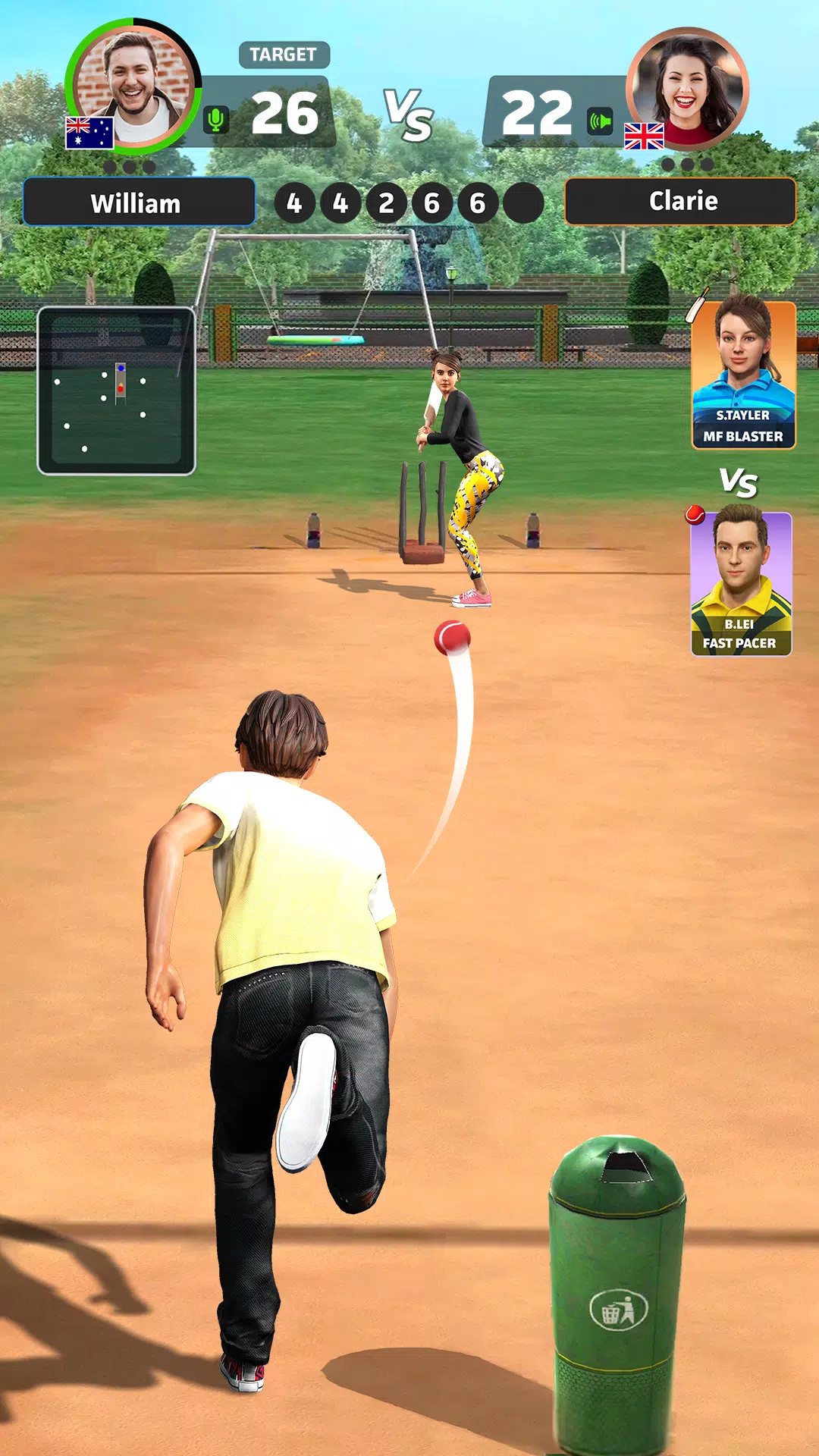 Cricket Gangsta™-Cricket Game Tangkapan skrin 1