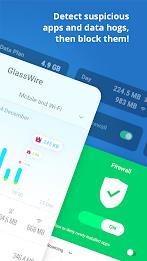 GlassWire Data Usage Monitor ဖန်သားပြင်ဓာတ်ပုံ 1