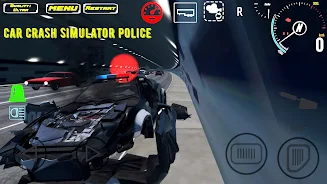 Car Crash Simulator Police 스크린샷 2