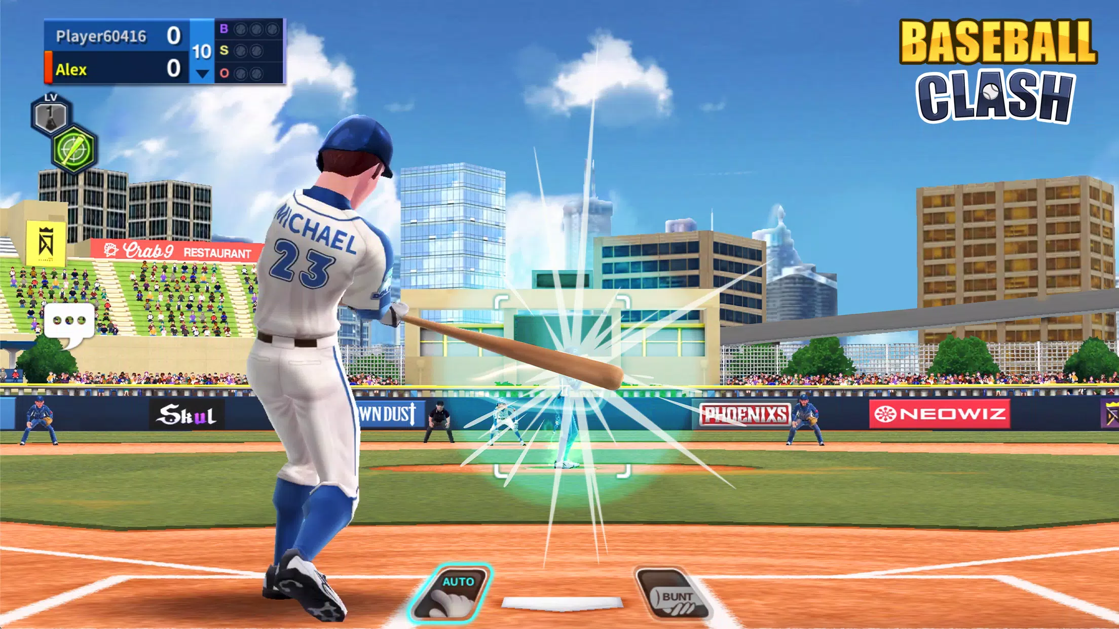 Schermata Baseball Clash: Real-time game 0