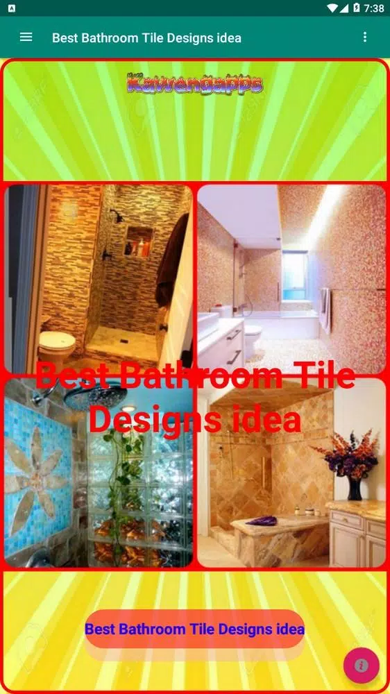 Best Bathroom Tile Designs ide ภาพหน้าจอ 0