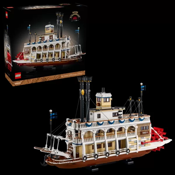 Lego открывает потрясающую модель Steamboat River.