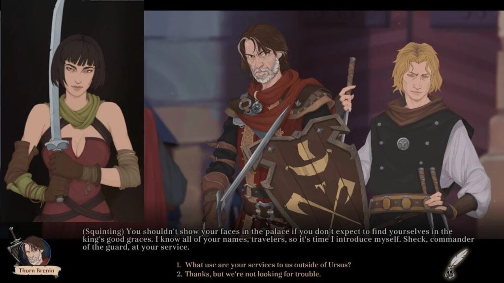 The Banner Saga giống như Ash Of Gods: Redemption Drops trên Android