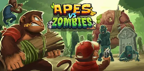 Apes Vs. Zombies स्क्रीनशॉट 0