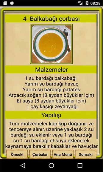 Bebekler İçin Yemek Tarifleri スクリーンショット 2