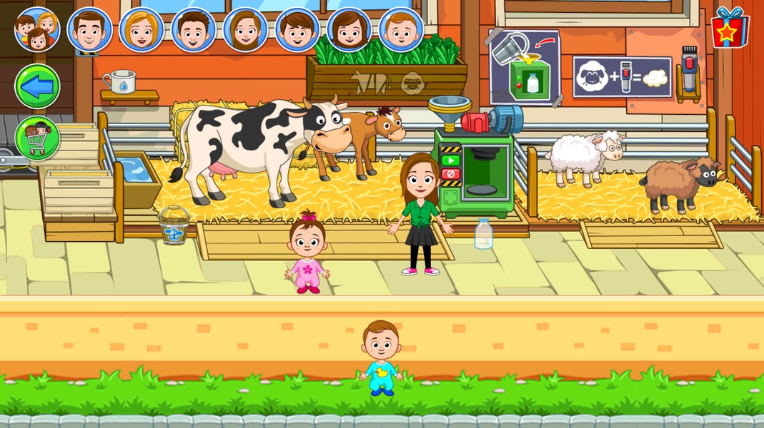 My Town Farm Animal game Screenshot 1