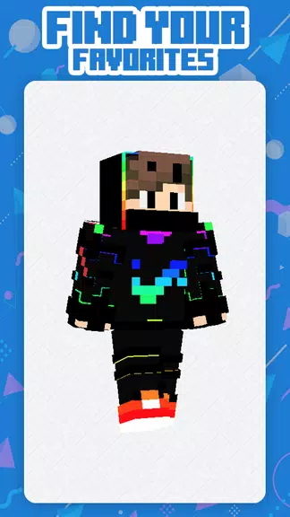 Neon Squad Skin Minecraft Schermafbeelding 2