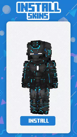 Neon Squad Skin Minecraft Schermafbeelding 3