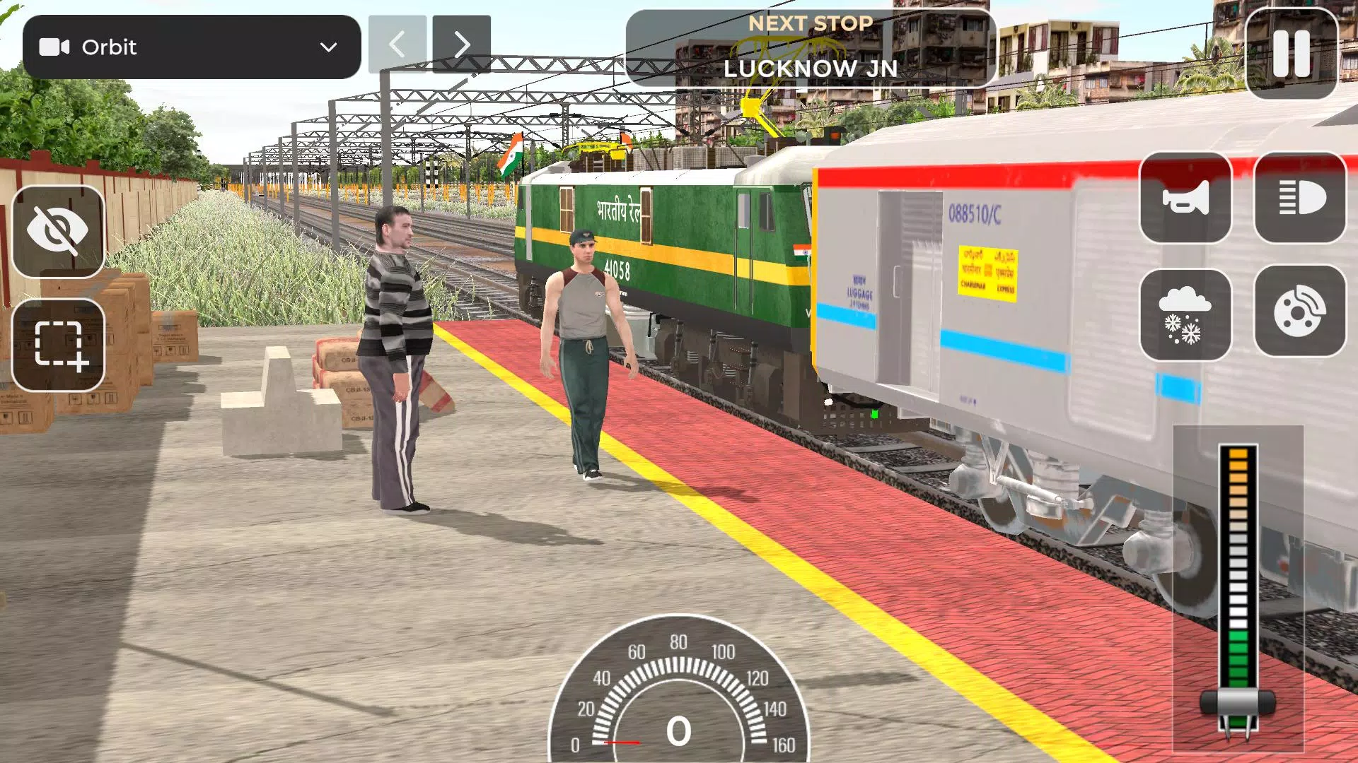 Indian Railway Train Simulator ဖန်သားပြင်ဓာတ်ပုံ 1