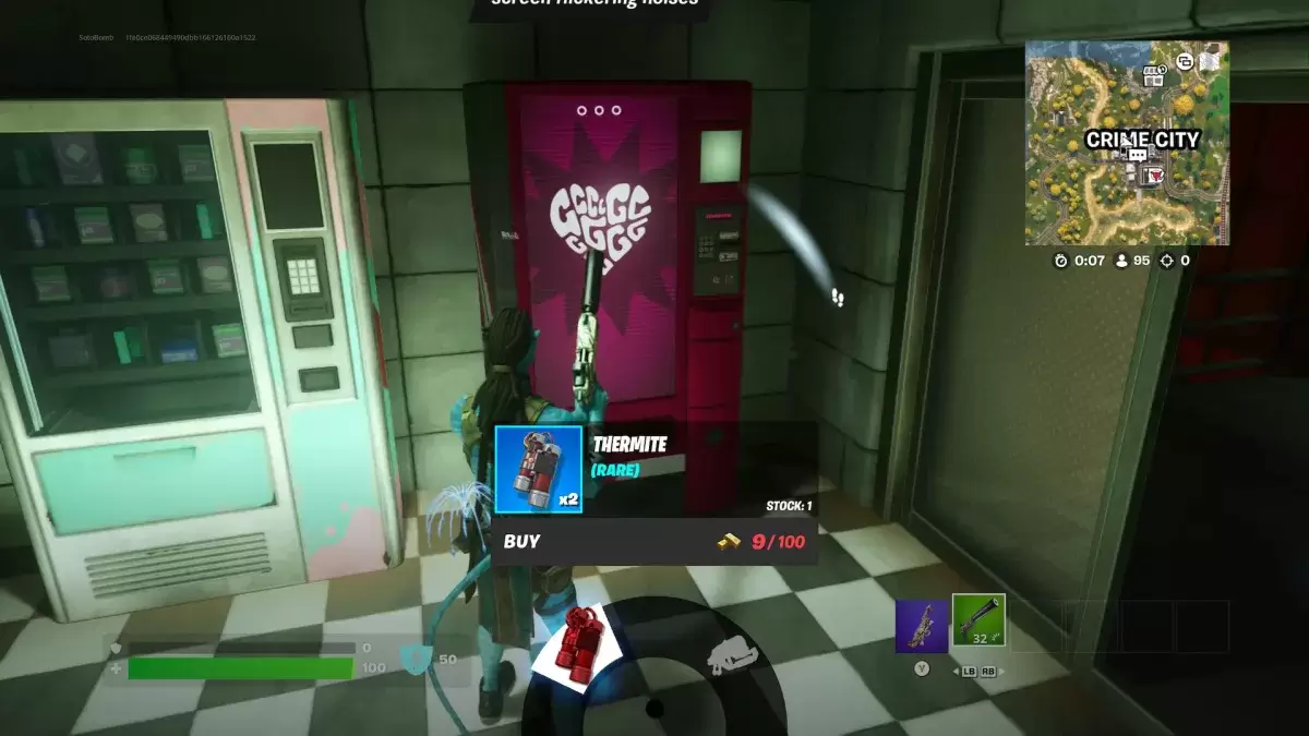 Thermit -Automaten in Fortnite Kapitel 6, Staffel 2.
