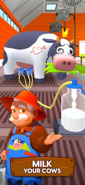 Milk Farm Tycoon Mod Ekran Görüntüsü 0