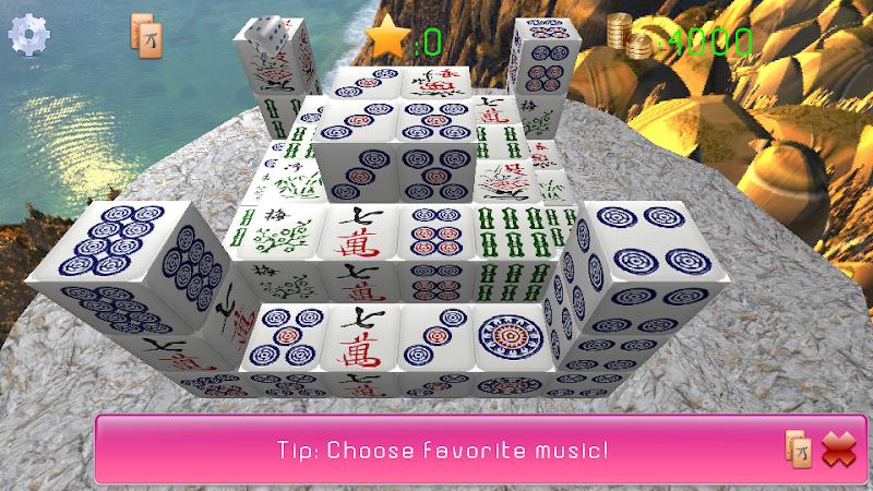 Mahjong Cubic 3D Capture d'écran 1