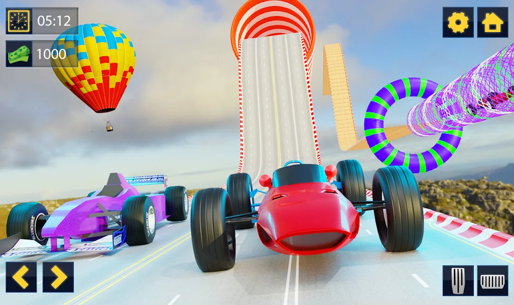 Impossible Formula Car Racing Stunt New Free Games ဖန်သားပြင်ဓာတ်ပုံ 2