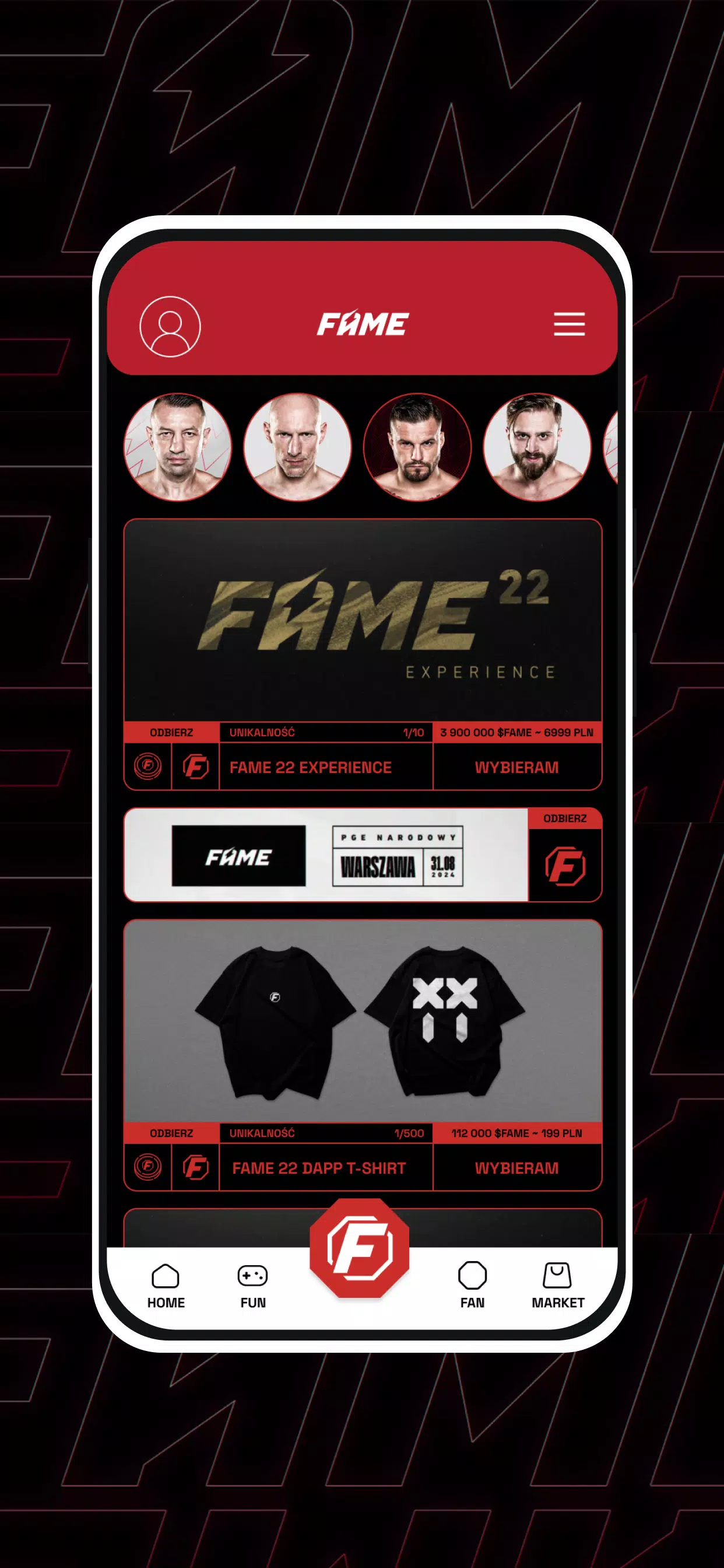 FAME MMA APP Tangkapan skrin 0