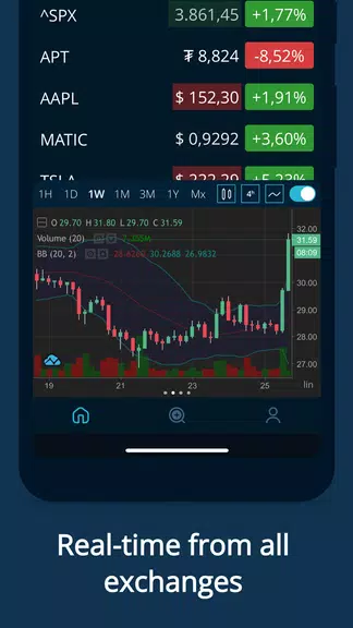 HODL Real-Time Crypto Tracker Screenshot 1