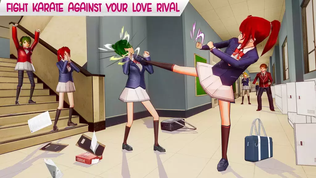 Anime High School Life 스크린샷 0