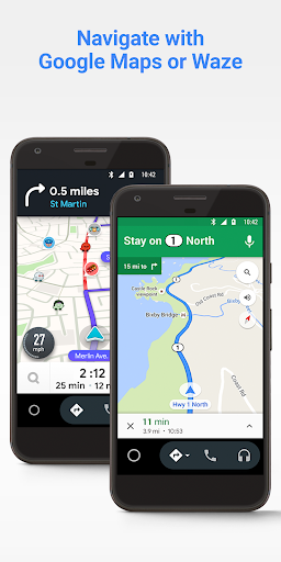 Android Auto – Google Maps, Media & Messaging 스크린샷 2