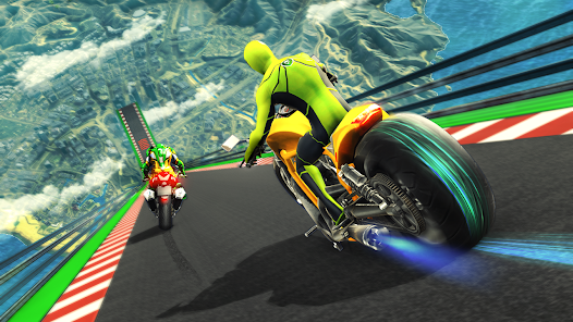 Super Hero Game - Bike Game 3D Ekran Görüntüsü 0