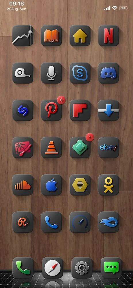 Shiiny Icon Pack Mod 스크린샷 0