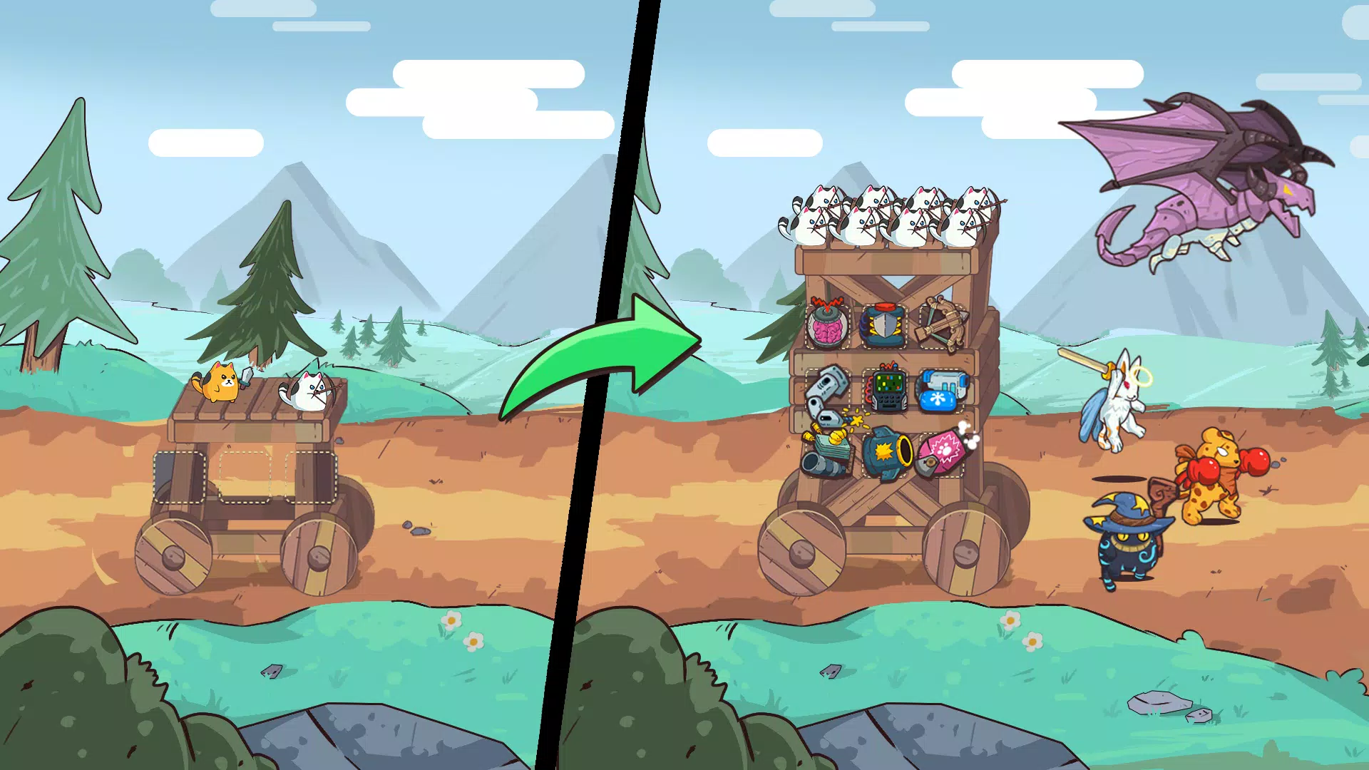 CatnRobot Idle TD: Battle Cat应用截图第3张