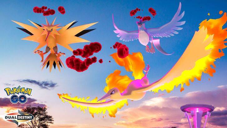 Weekly Dynamax Forms for Pokemon Go's Articuno, Zapdos, Moltres