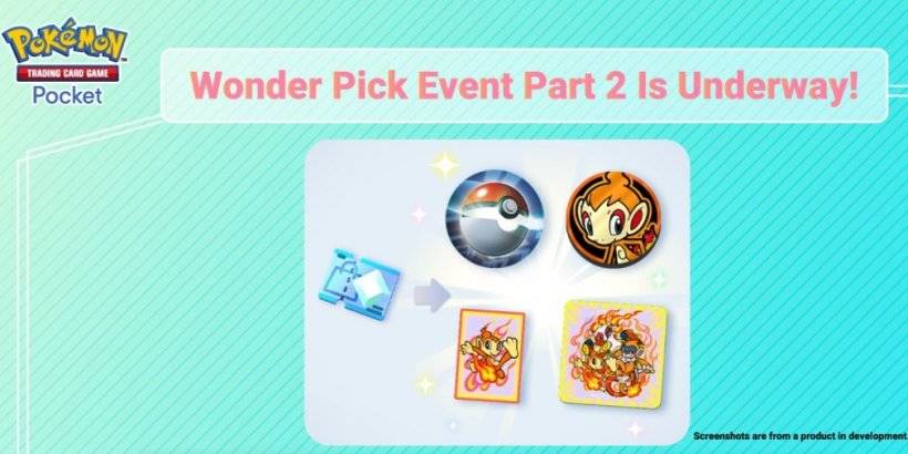 Pikachu Pals Pocket ajoute un swag Chimchar exclusif dans l'événement Wonder Pick: Part 2