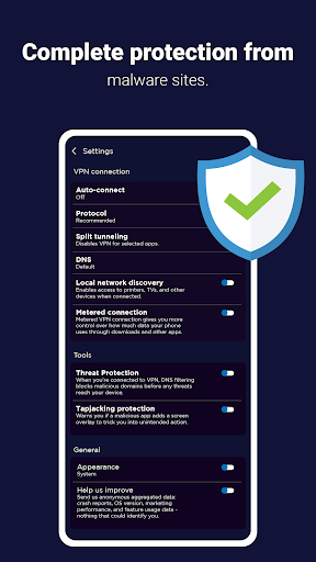 Secure VPN - A private browser Zrzut ekranu 3