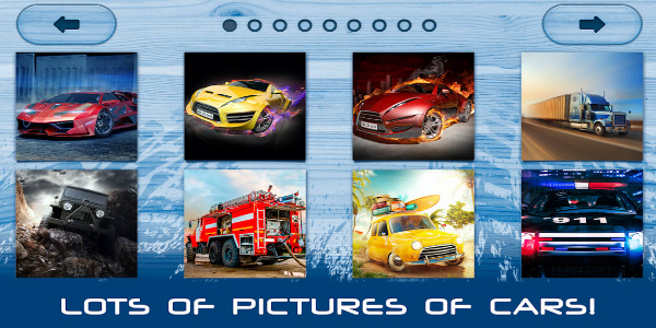 Cars Puzzles Game for boys Capture d'écran 0