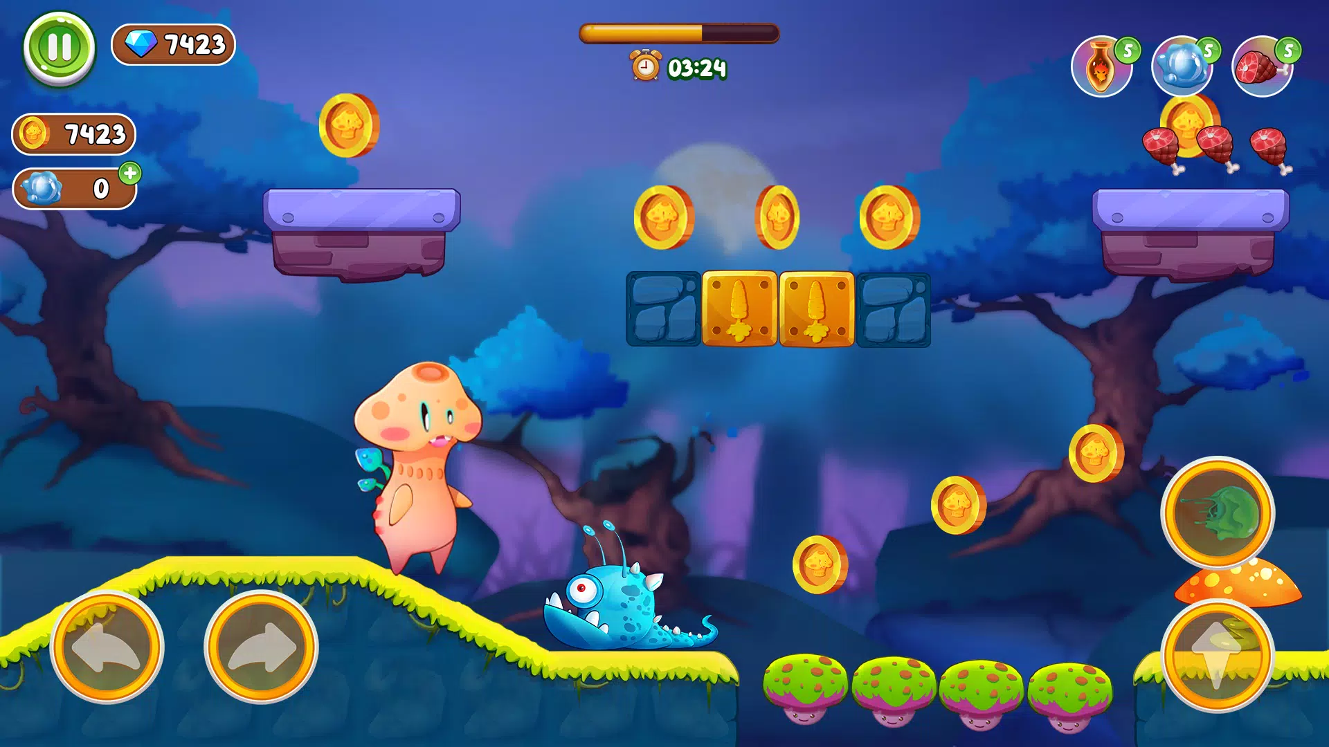 Mushroom War: Legend Adventure スクリーンショット 2