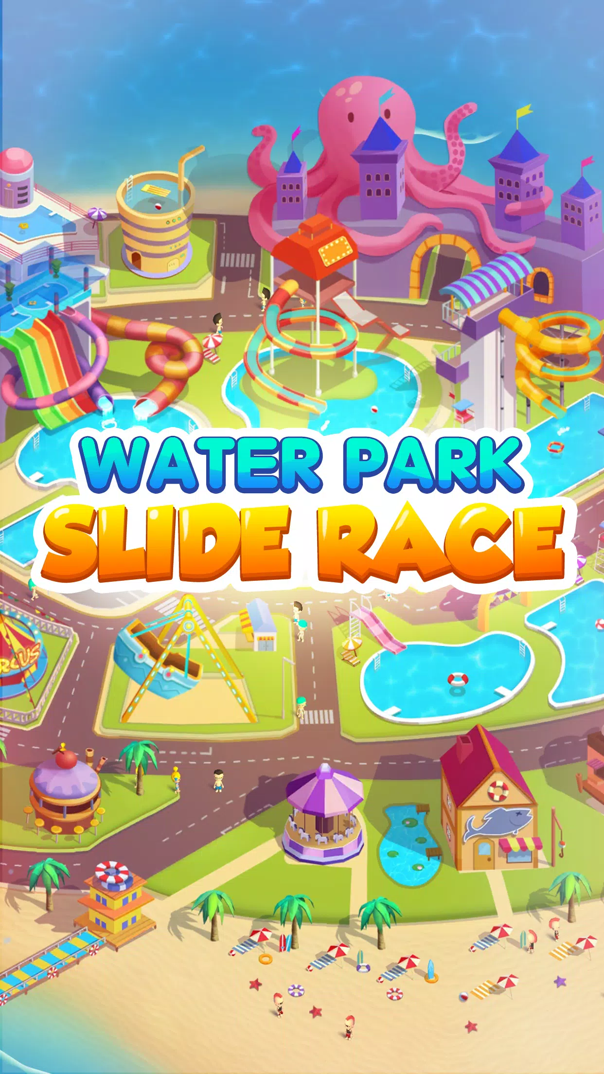 Waterpark: Slide Race Captura de tela 0