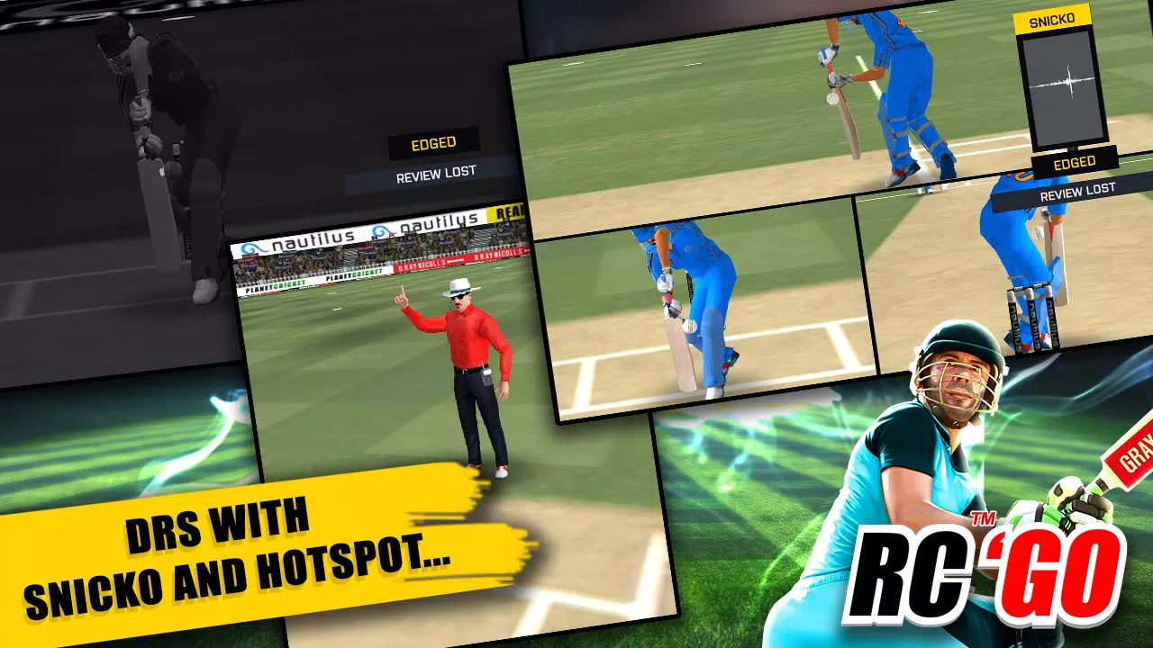 Real Cricket™ GO ဖန်သားပြင်ဓာတ်ပုံ 1