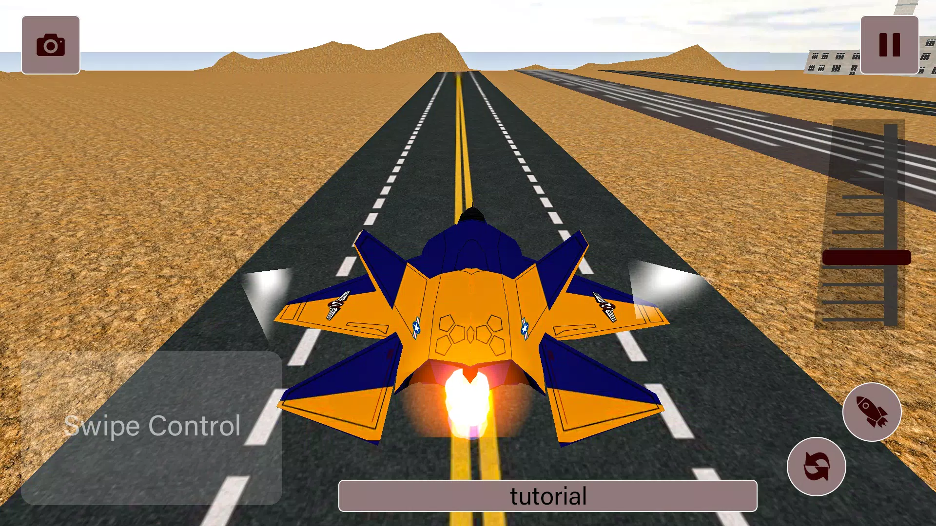 Modern Air Fighter Jet 3D Captura de tela 2