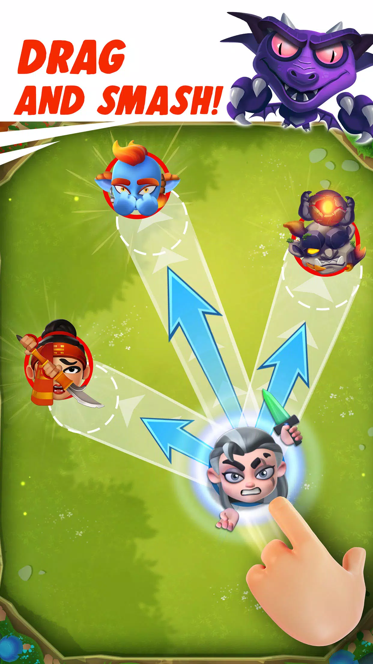 Smashing Four: PvP Hero bump 스크린샷 3